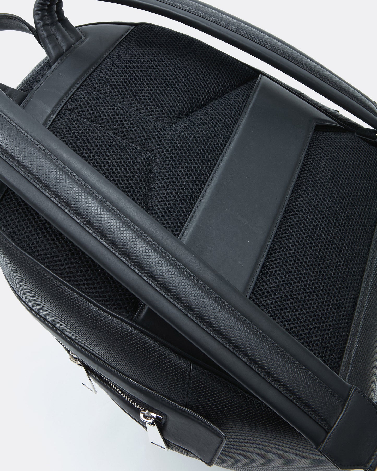 Bottega Veneta Black Leather Quilted Backpack