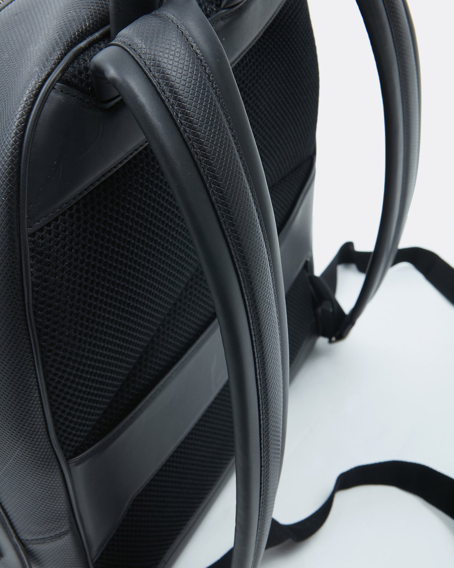 Bottega Veneta Black Leather Quilted Backpack