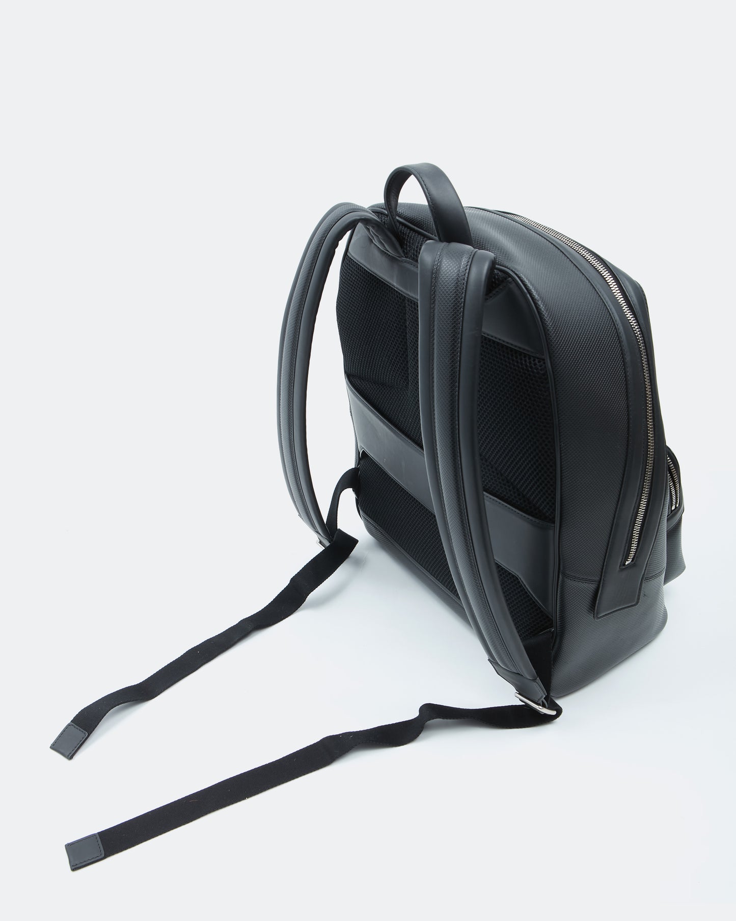 Bottega Veneta Black Leather Quilted Backpack