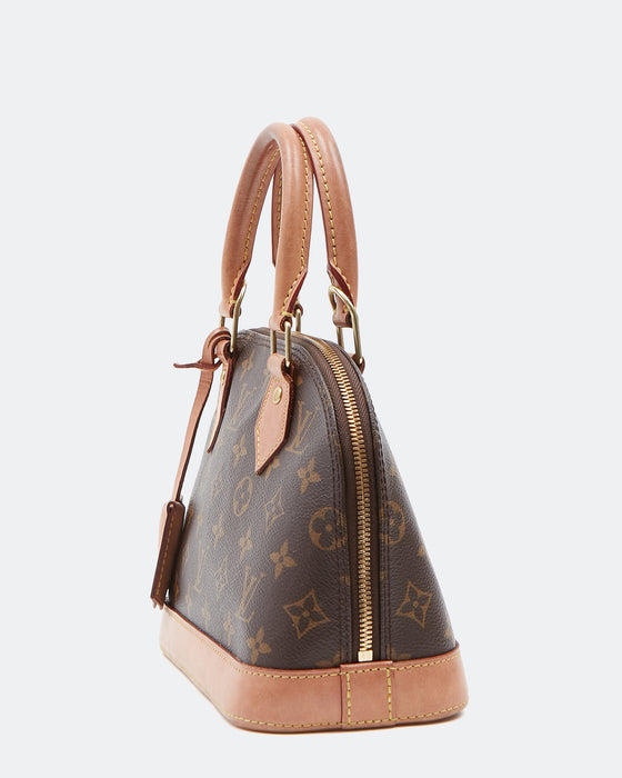 Louis Vuitton Monogram Canvas Alma BB Bag with Strap – RETYCHE