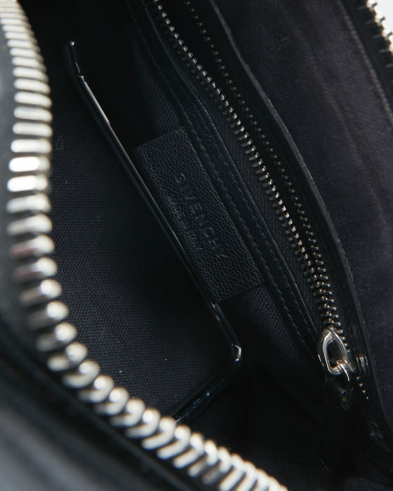 Givenchy Black Goatskin Leather Mini Antigona Bag