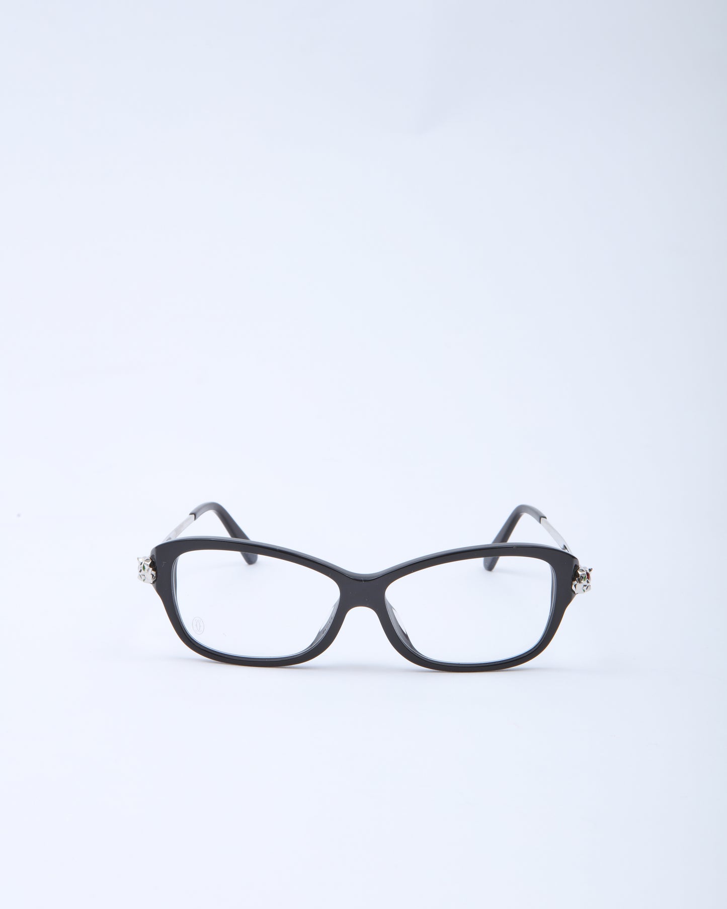 Cartier Black/Silver Panthere CT0067OA Glasses