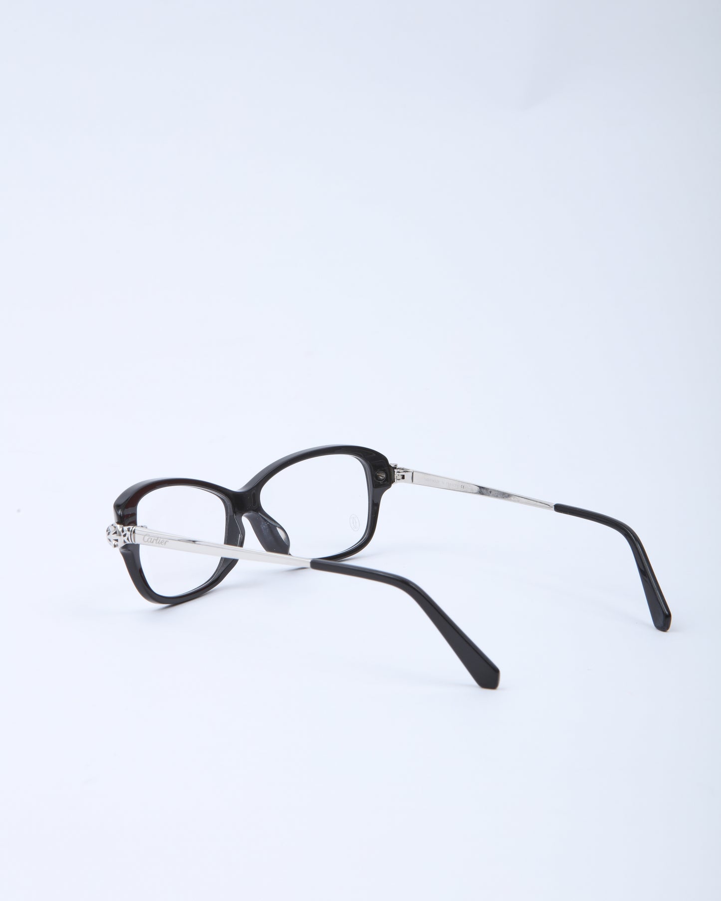 Cartier Black/Silver Panthere CT0067OA Glasses