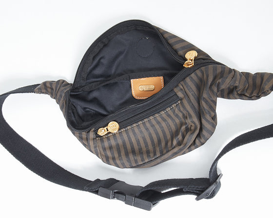 Fendi Brown Péquin Vintage Belt Bag