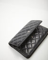 Chanel Black Lambskin Leather Wallet-on-Chain SHW