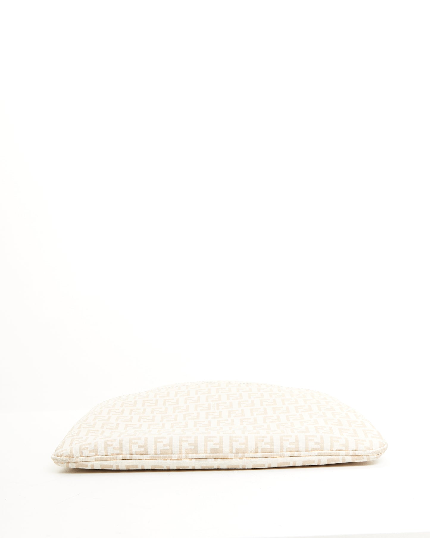 Fendi Beige Coated Canvas Zucchino Crossbody Bag