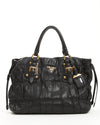 Prada Black Napa Leather Shoulder Bag