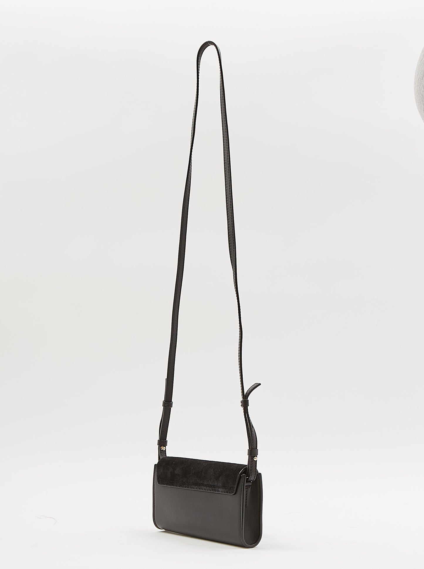 Chloé Black Leather & Suede Mini Faye Crossbody Bag