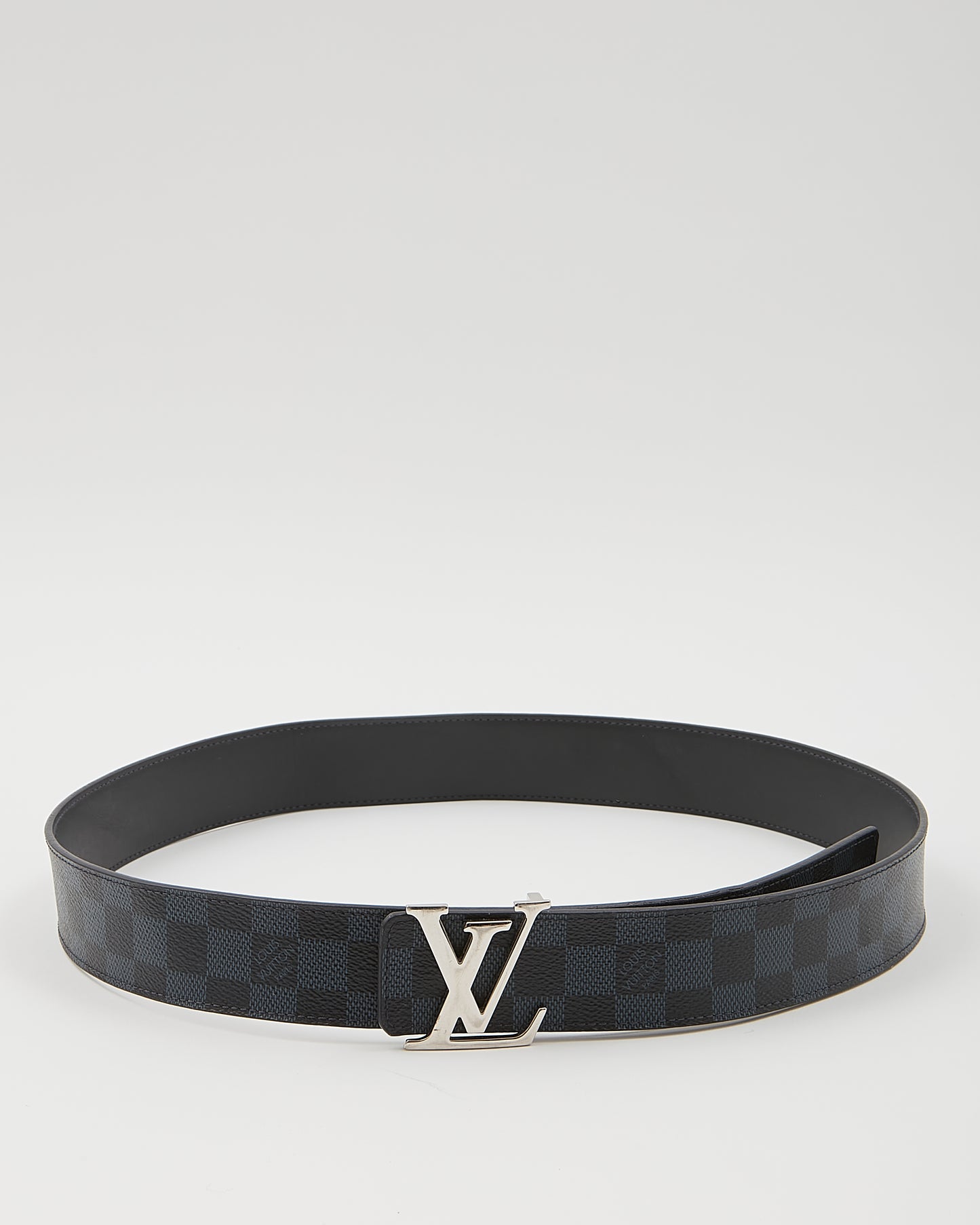 Louis Vuitton Damier Cobalt Canvas Logo Belt - 100/40