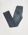 7 For All Mankind Blue Denim Roxanne Jeans - 25