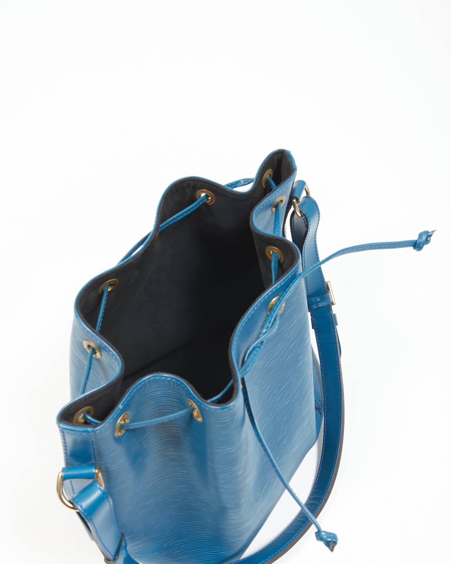 Louis Vuitton Blue Epi Petit Noe Bucket Bag