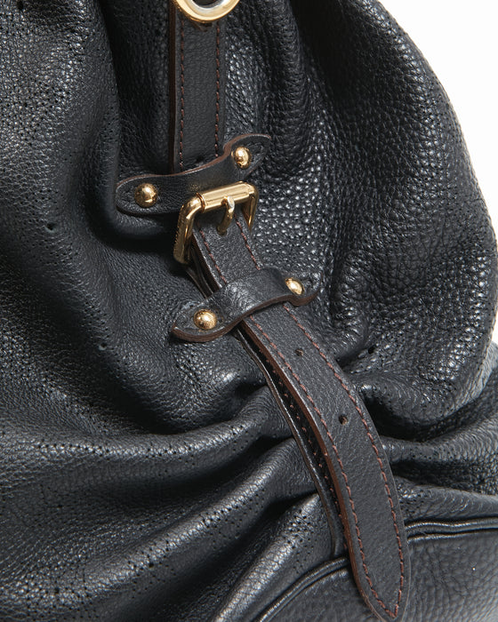 Louis Vuitton XL Hobo Bag Black Leather for sale online