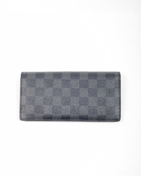 Louis Vuitton Damier Graphite Long Brazza Wallet
