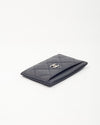 Chanel Black Caviar Quilted CC Logo Card Holder
