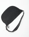 Gucci Black Suede GG Monogram Hobo Shoulder Bag