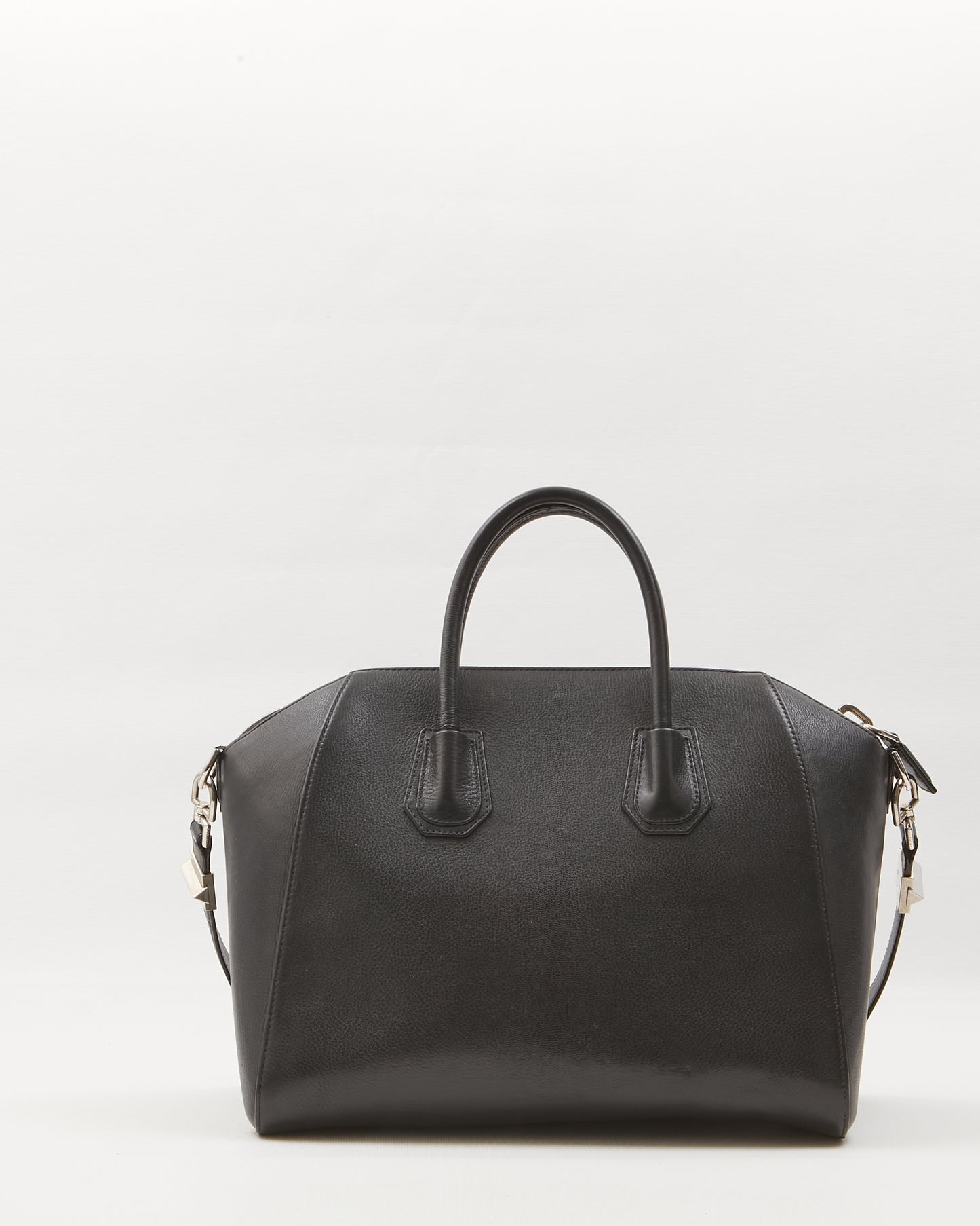 Givenchy Black Grained Leather Medium Antigona Bag
