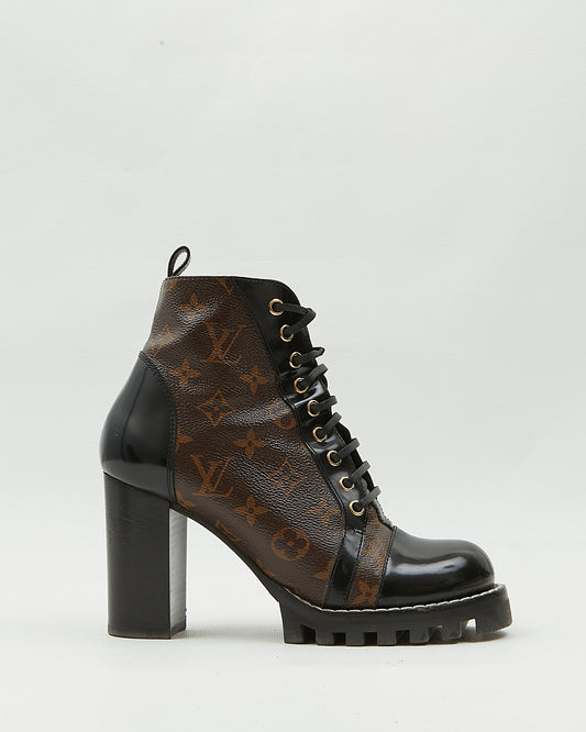 Louis Vuitton Monogram Canvas Combat Boots - 39