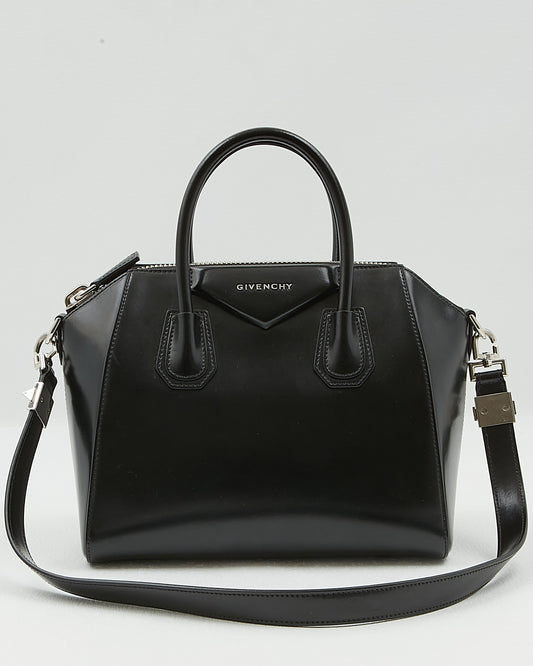 Givenchy Black Shiny Leather Small Antigona Bag
