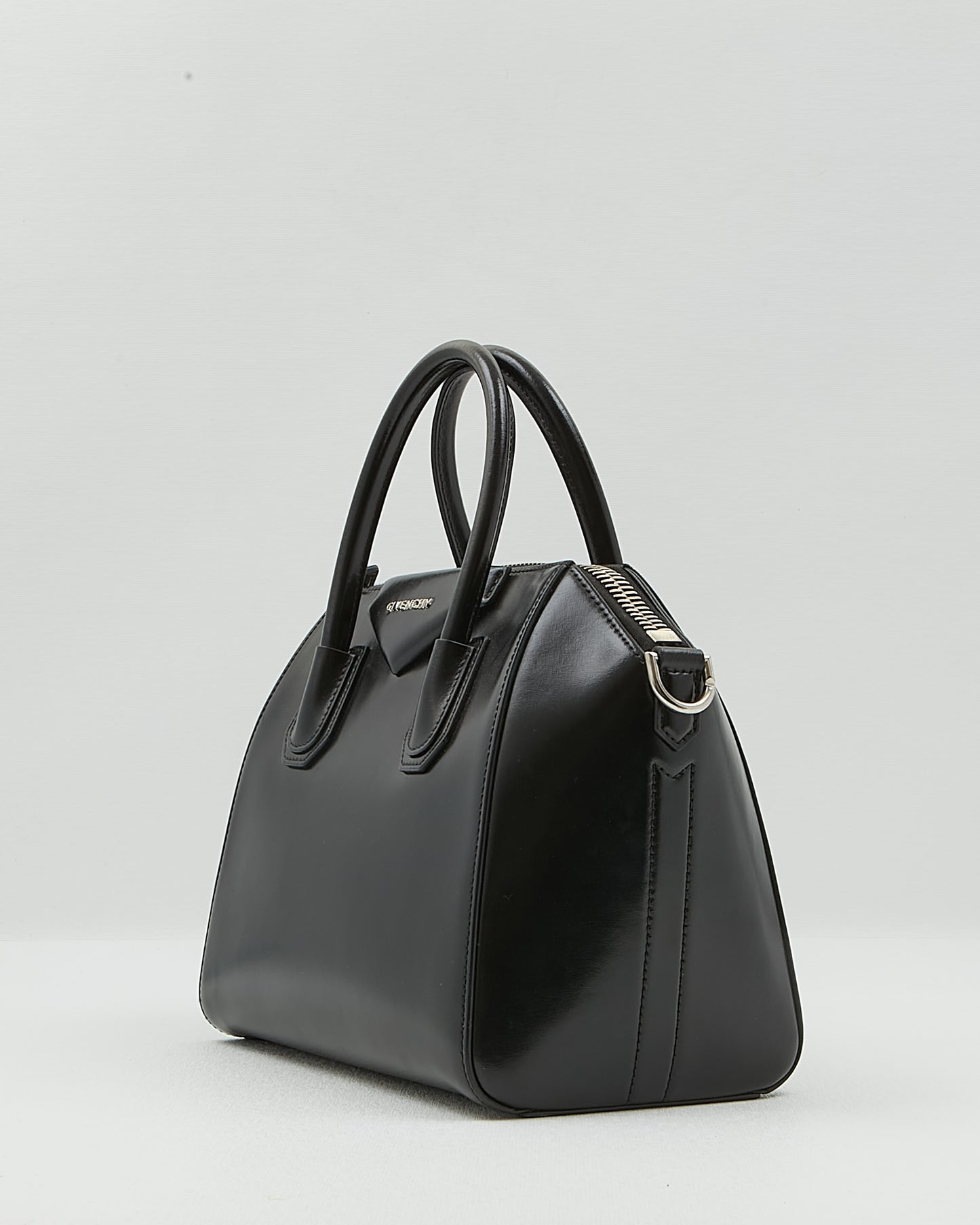 Givenchy Black Shiny Leather Small Antigona Bag