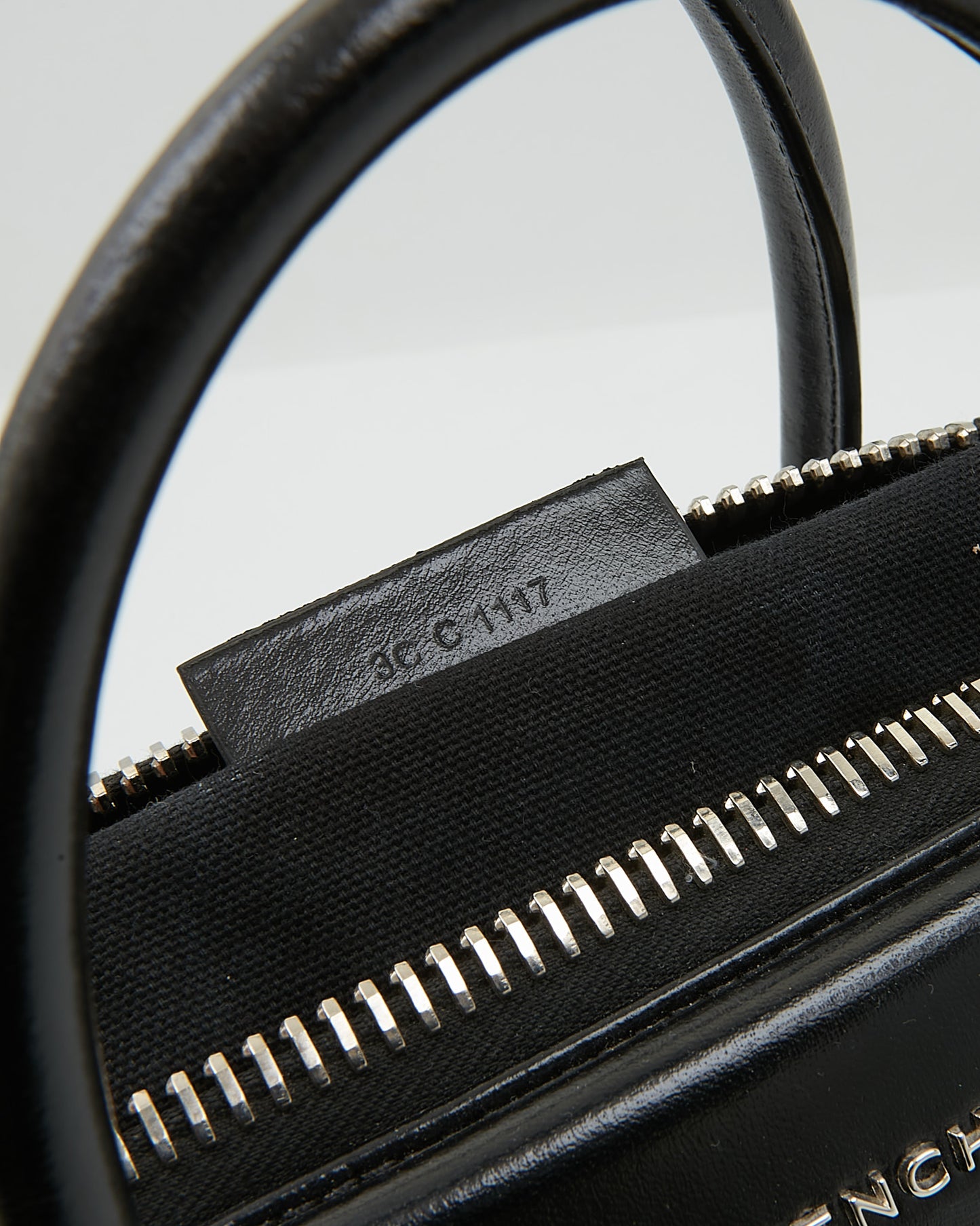 Givenchy Black Shiny Leather Small Antigona Bag
