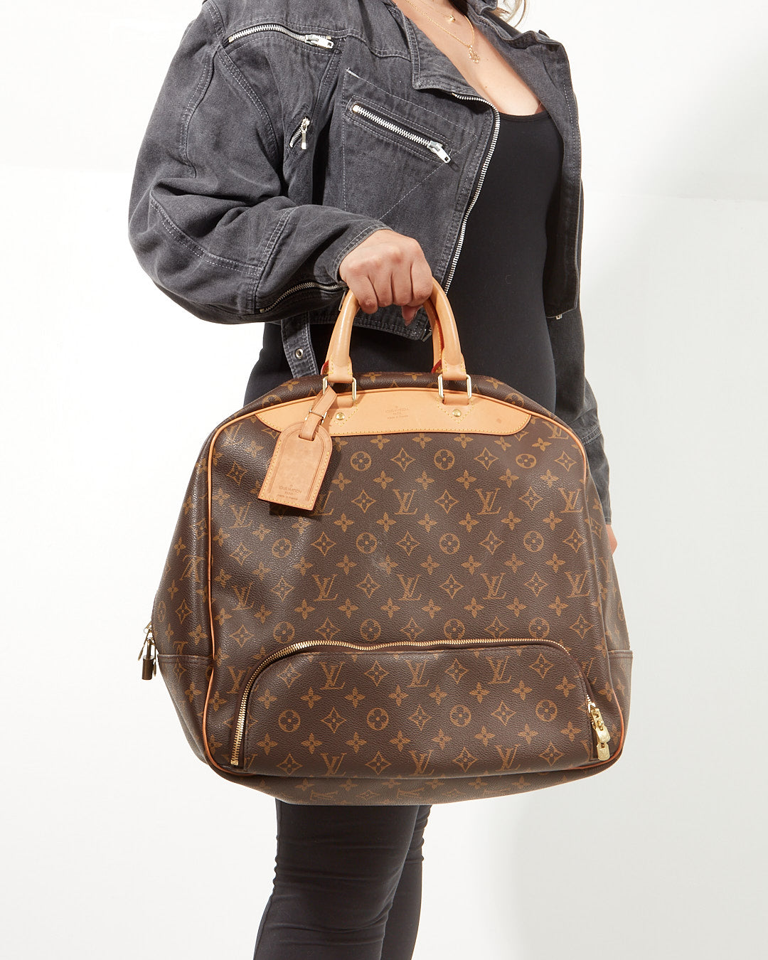 Louis Vuitton Monogram Canvas Evasion Luggage Travel Bag