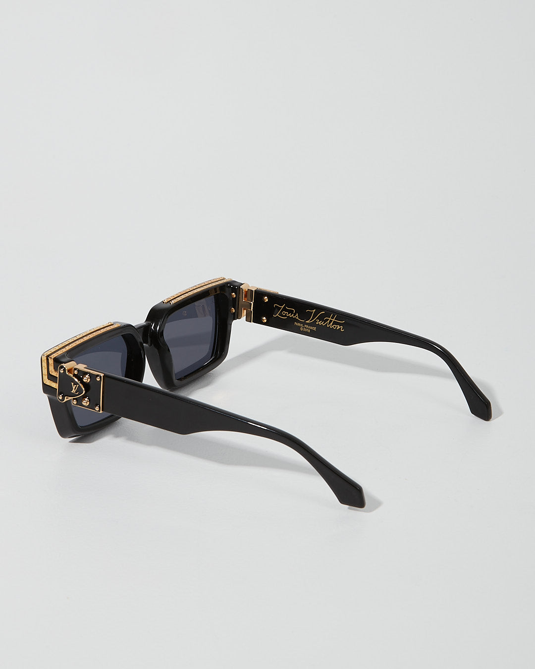 Louis Vuitton Black 1.1 Millionaires Square Sunglasses