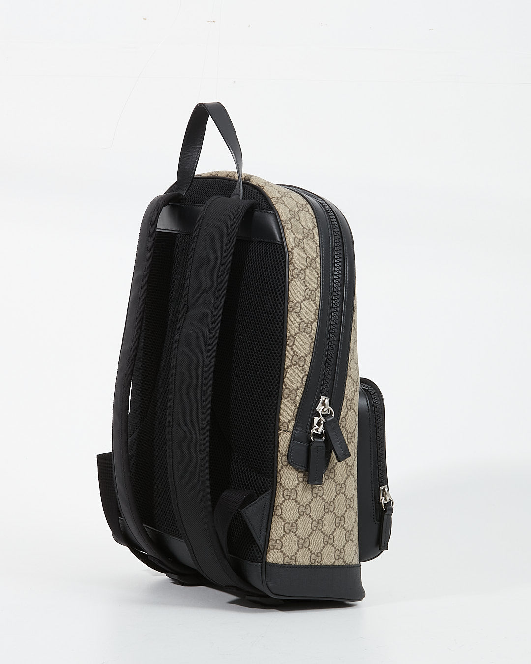 Gucci GG Supreme Canvas/Leather Medium Backpack