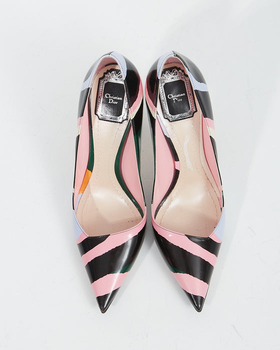 Dior Multi Colour Songe Point Toe Heel - 38.5