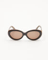 Fendi Brown Oval FS170 Sunglasses