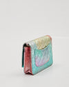 Chanel Rainbow Metallic Aged Calfskin 2.55 Reissue Wallet On Chain