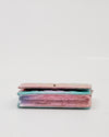 Chanel Rainbow Metallic Aged Calfskin 2.55 Reissue Wallet On Chain