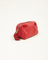Gucci Red Pebbled Leather Soho Cosmetic Pouch