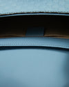 Gucci Baby Blue Leather Microguccissima Emily Medium Shoulder Bag