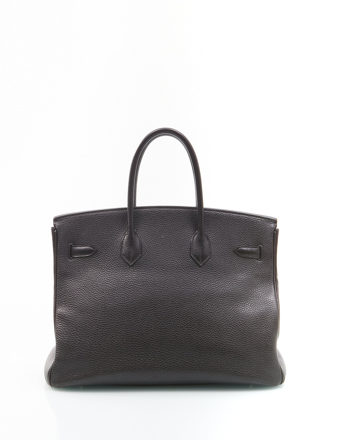Hermès Black Togo Leather Palladium Birkin 35 Bag