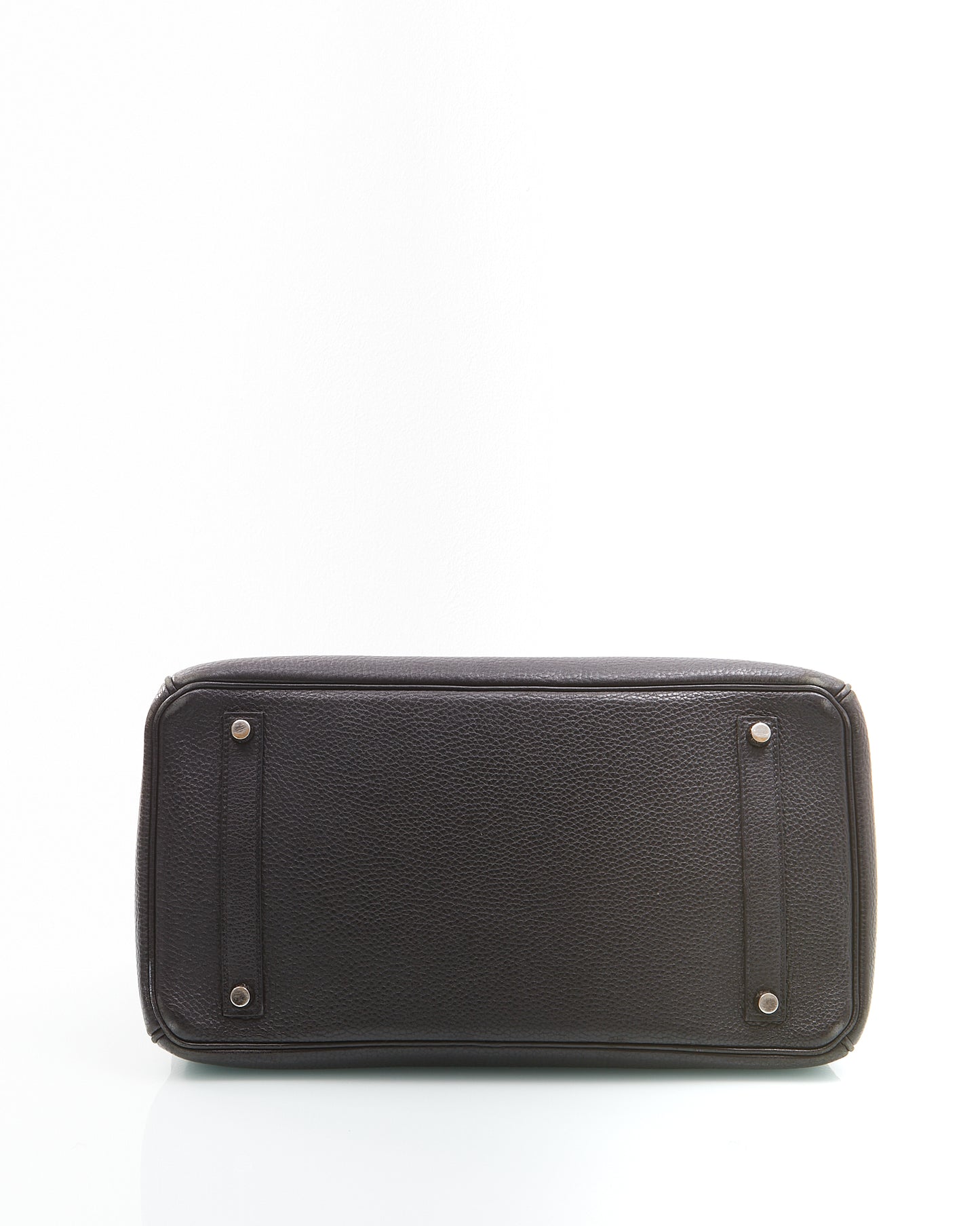 Hermès Black Togo Leather Palladium Birkin 35 Bag