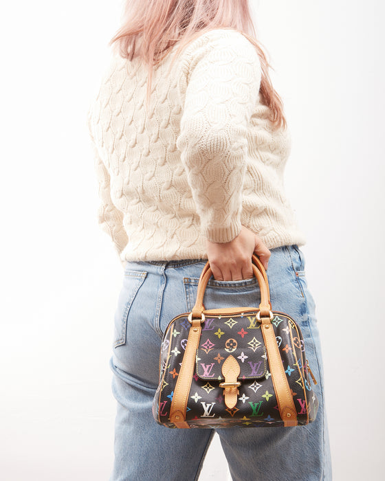 Louis Vuitton Multi Color Murakami Collection Priscilla Top Handle Bag