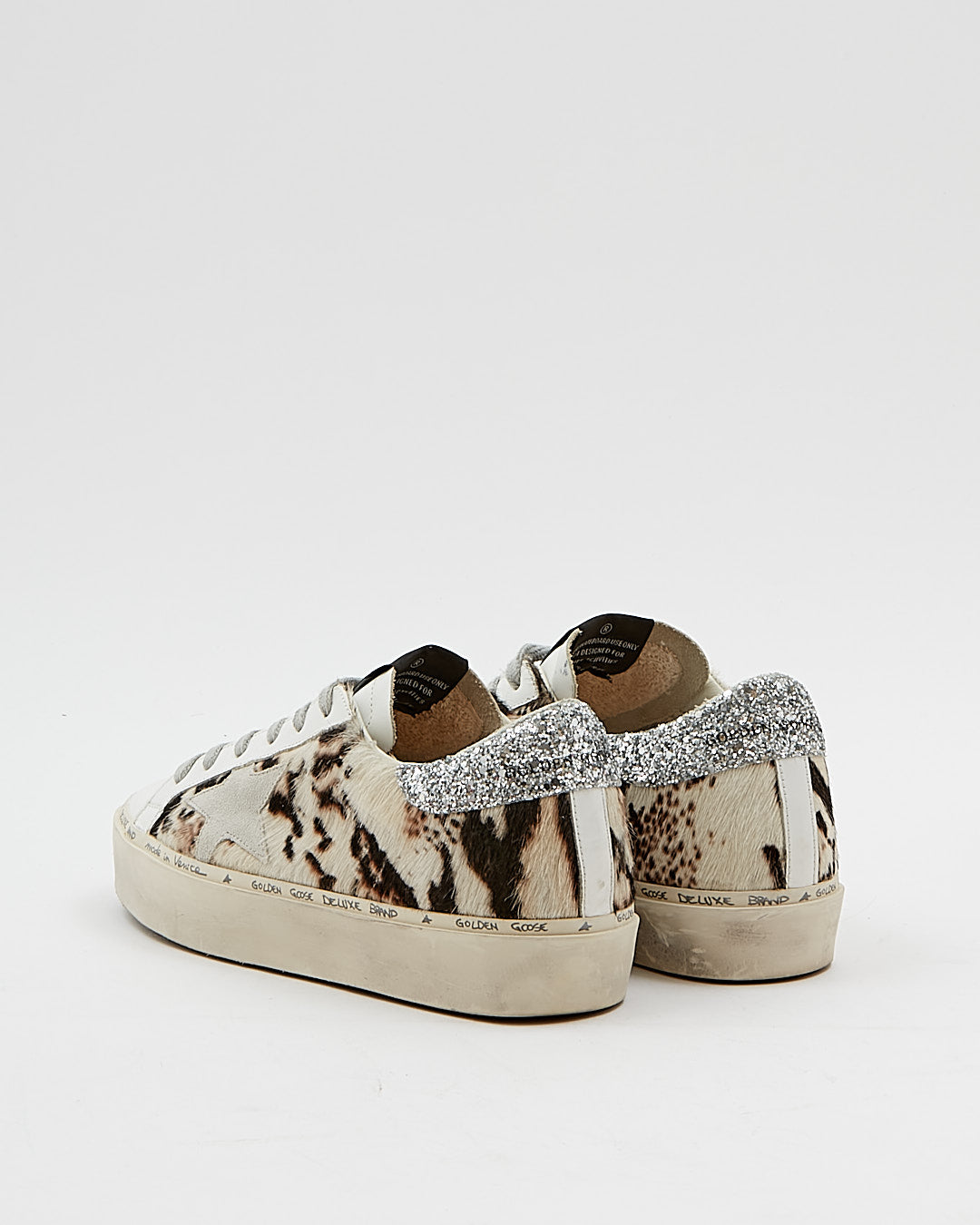 Golden Goose Pony Hair Print Superstar Sneaker - 37
