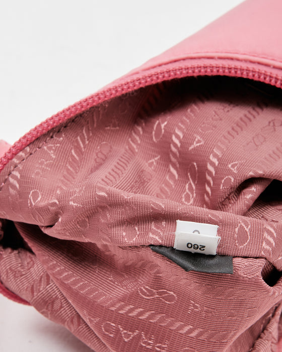 Prada Begonia Pink Nylon Re-Edition 2000 Shoulder Bag