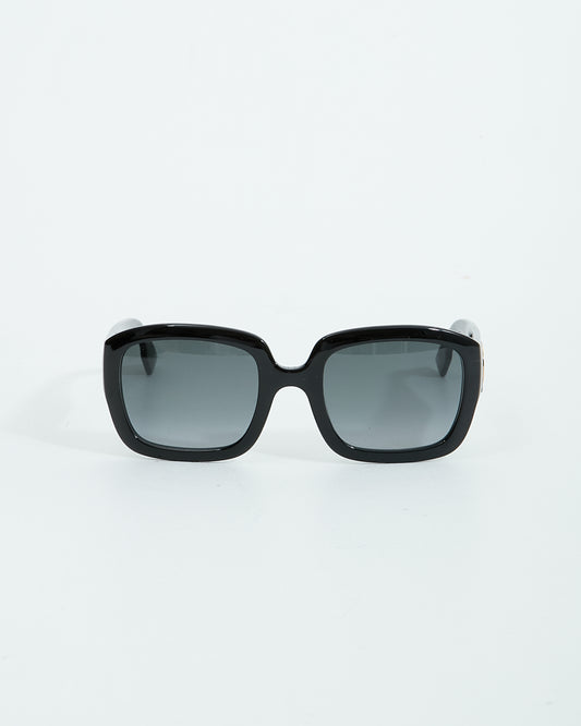 Dior Black Dior 8079O CD Logo Square Sunglasses