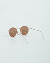 Ray-Ban Gold Pink Lens Round Metal Rb3447 Sunglasses