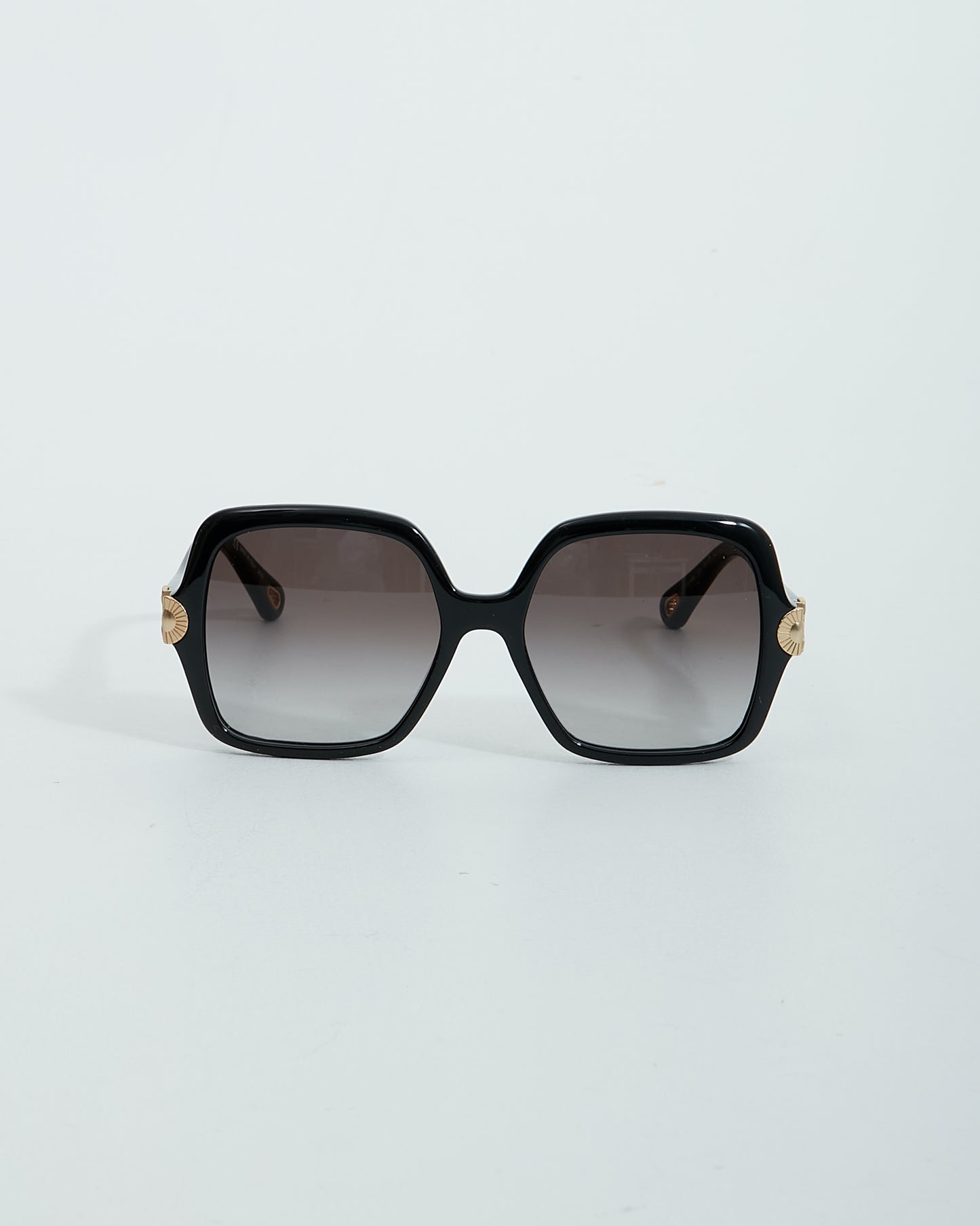Chloé Black CE746S Square Oversize Sunglasses