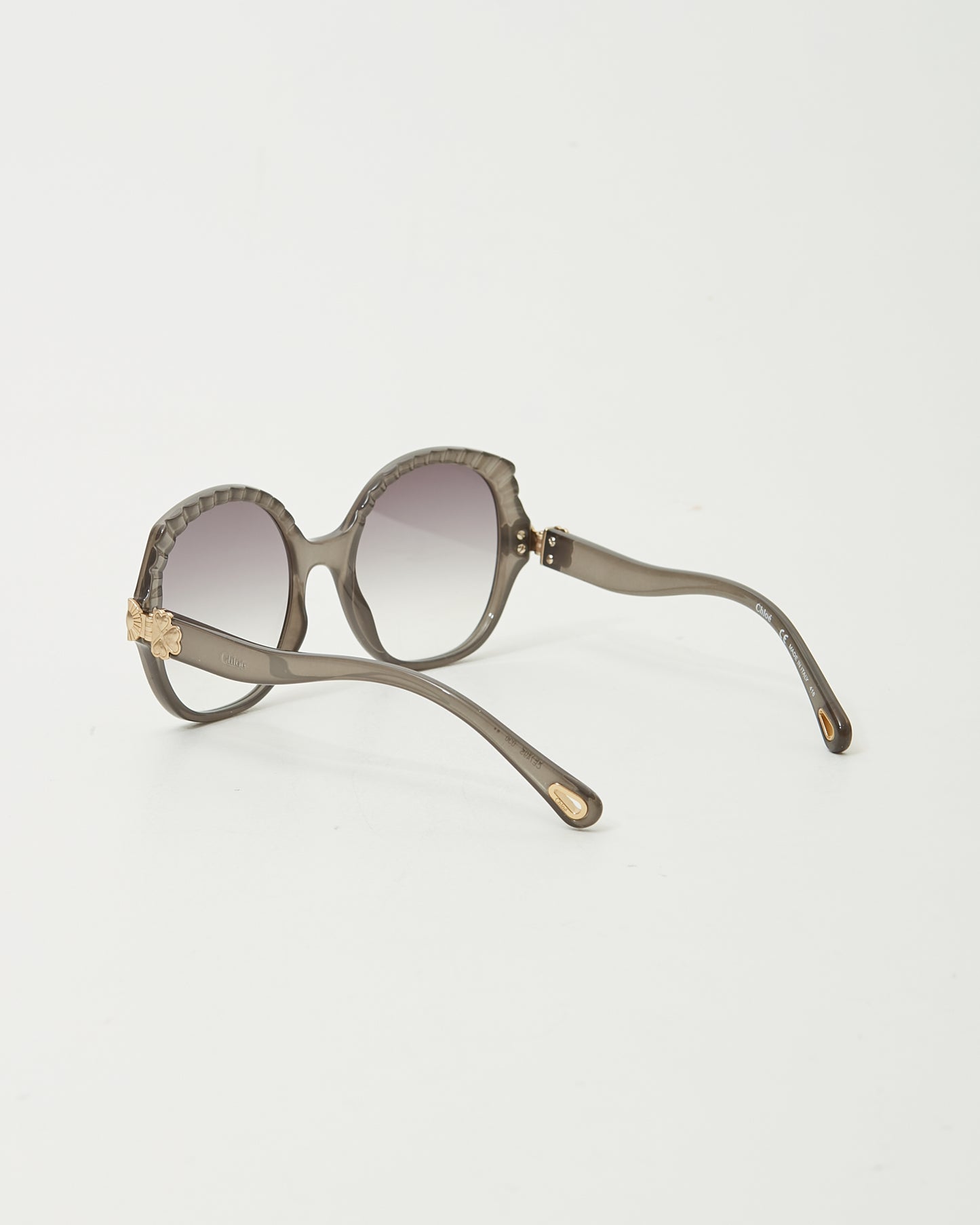 Chloé Grey CE749S Round Oversize Sunglasses