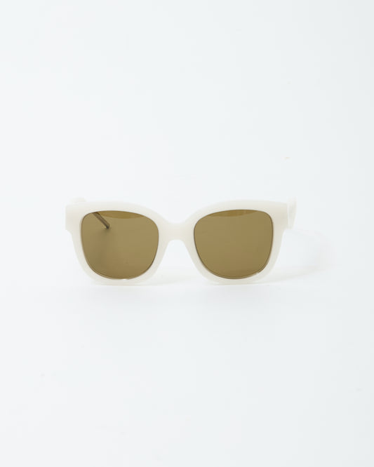 Dior White VeryDior1N 6NMA6 Wayfarer Sunglasses