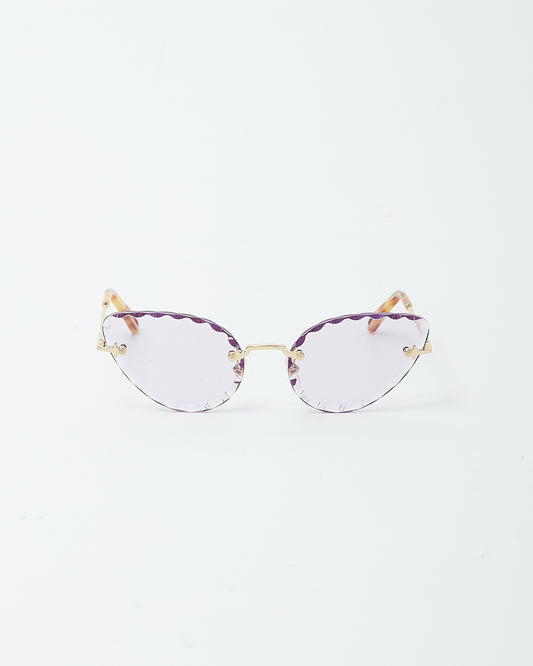Chloé Purple CE157S Cat Eye Sunglasses