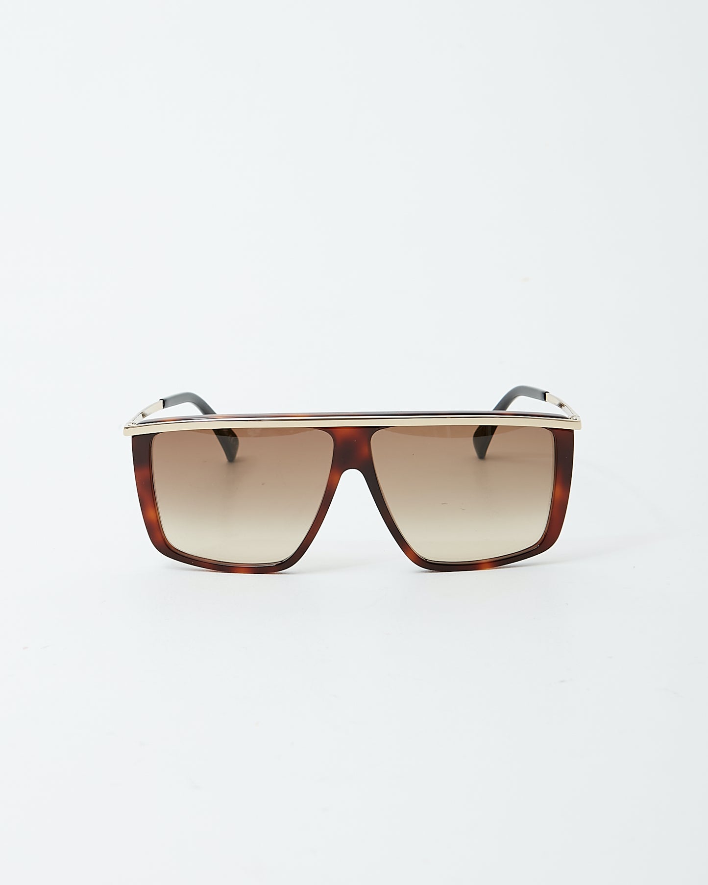 Givenchy Brown Tortoise GV7146/G/S Shield Aviator Sunglasses