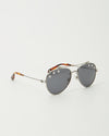 Givenchy Silver/Black GV7057/N/Stars Aviator Sunglasses