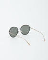 Jimmy Choo Black Studded Ello Round Sunglasses