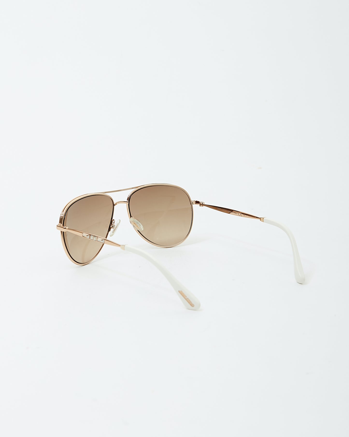 Jimmy Choo Gold Jewly/S Aviator Sunglasses
