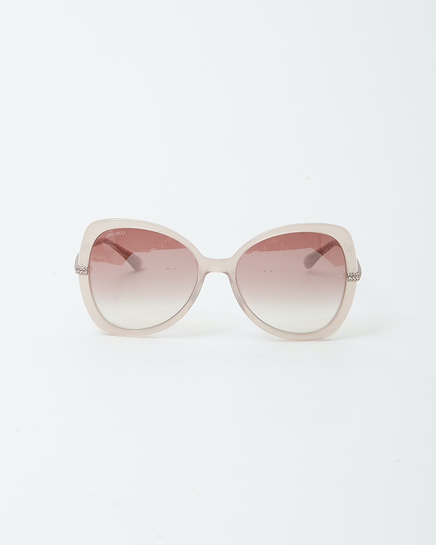 Jimmy Choo Light Grey CRUZ G/S Oversize Butterfly Sunglasses