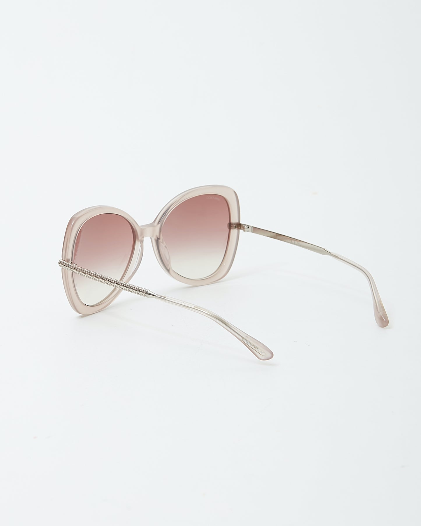 Jimmy Choo Light Grey CRUZ G/S Oversize Butterfly Sunglasses